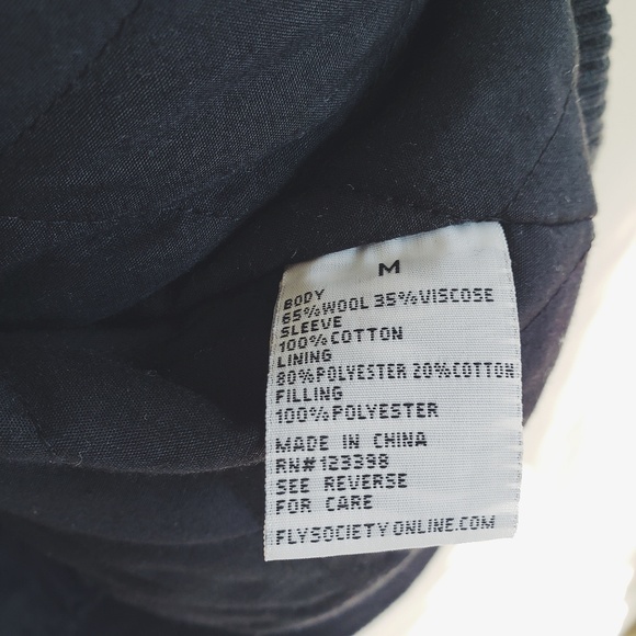 Fly Society heartbreaker varsity jacket med - Picture 7 of 7